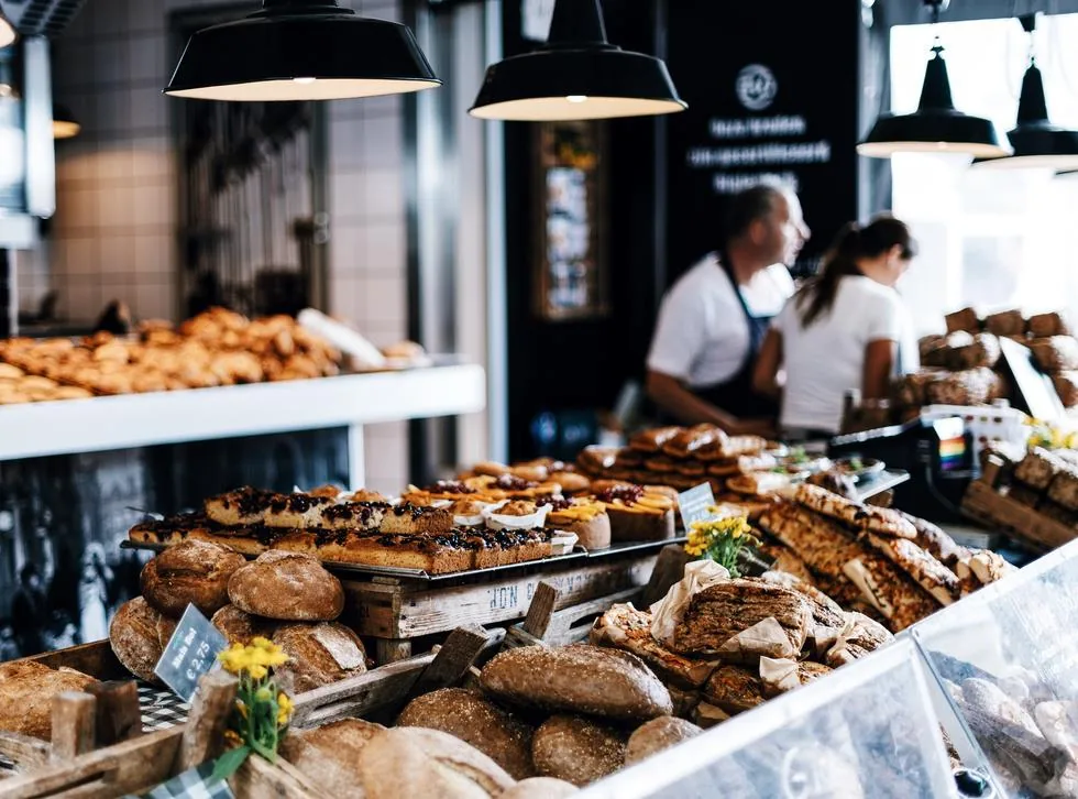 Vitrine d’une boulangerie artisanale